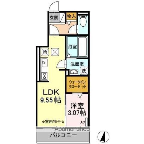 COTO・GRAN(1LDK/1階)の間取り写真
