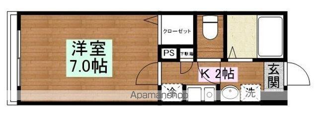 アネシス旭町(1K/1階)の間取り写真