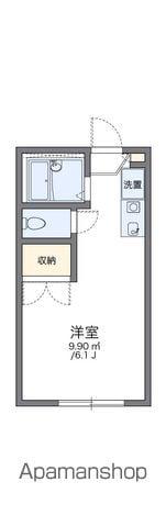 レオパレス大間(1K/1階)の間取り写真