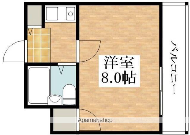 南花田TKハイツ(1K/5階)の間取り写真