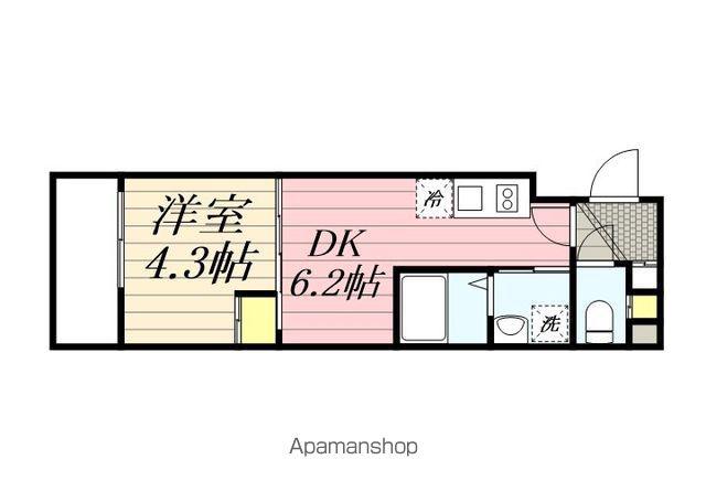 HF西巣鴨レジデンスⅡ(1DK/3階)の間取り写真