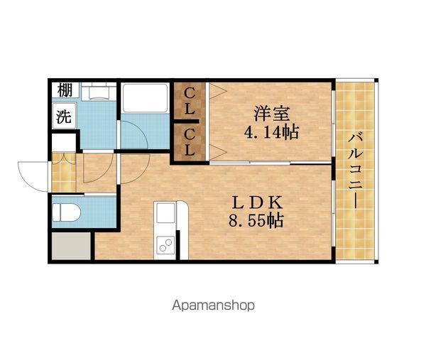 プレジオ城北(1LDK/7階)の間取り写真