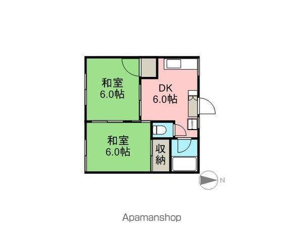 コーポ・5 2階階 間取り