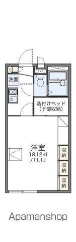 レオパレスS&K(1K/1階)の間取り写真