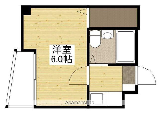中央二反田ビル(1K/3階)の間取り写真
