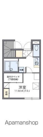レオパレスミノール(1K/1階)の間取り写真
