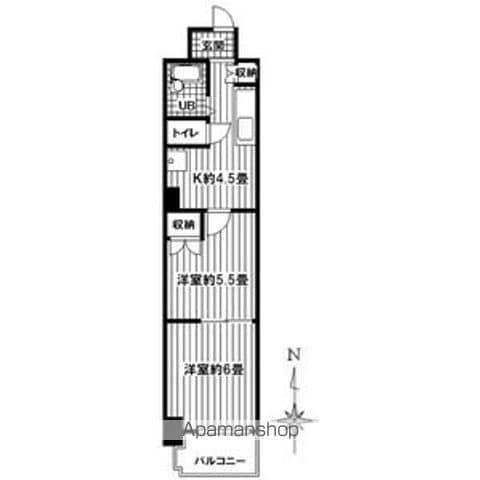 WA-ZO泉(2K/7階)の間取り写真
