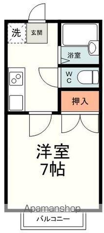 グレース草薙(1K/2階)の間取り写真