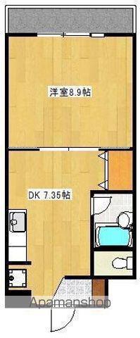 コート新屋敷(1DK/5階)の間取り写真