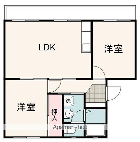 アークおおふじ(2LDK/3階)の間取り写真