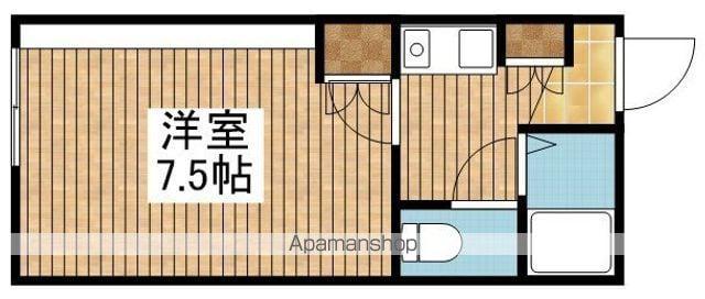 ホライズン(1K/2階)の間取り写真