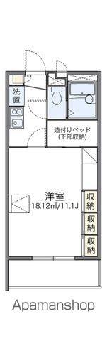 レオパレスY.E.M(1K/2階)の間取り写真