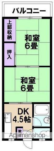 第18東那珂IRビル(1K/2階)の間取り写真