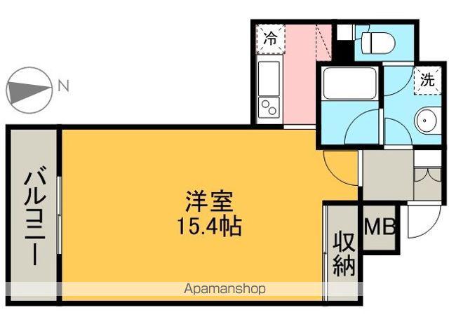 アーデン東別院(ワンルーム/3階)の間取り写真