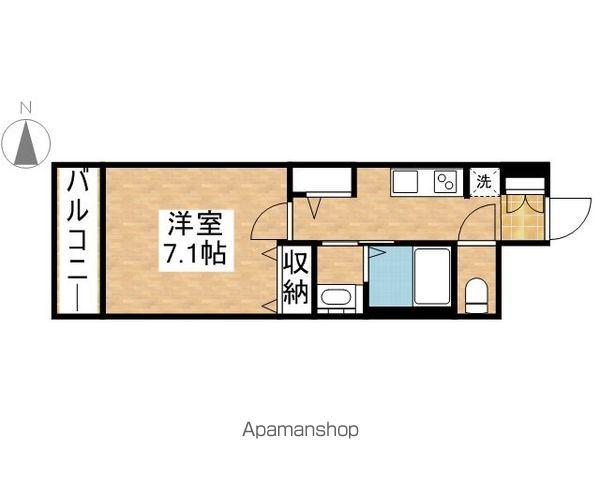 エステムコート名古屋栄プレシャス(1K/11階)の間取り写真