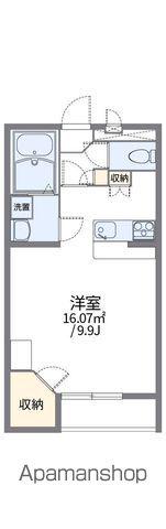 レオパレスケリュスB(1K/2階)の間取り写真