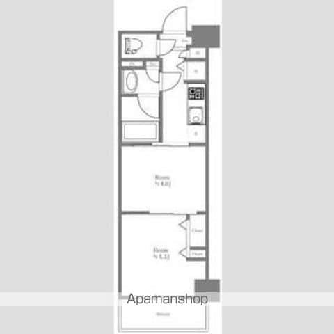 グランド・ガーラ大島(2K/6階)の間取り写真