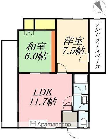 今井マンション(2LDK/3階)の間取り写真