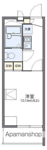 レオパレスエクセル 都町(1K/2階)の間取り写真