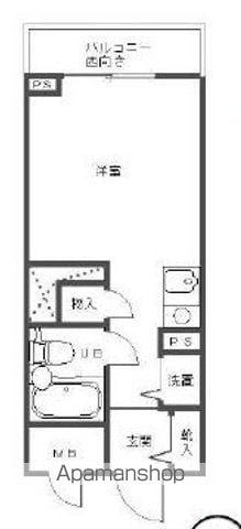 Jパークウェル中村橋(ワンルーム/4階)の間取り写真