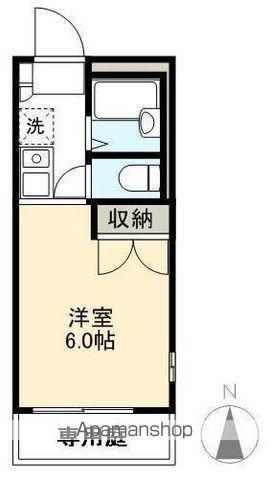 ピア三条北(ワンルーム/1階)の間取り写真