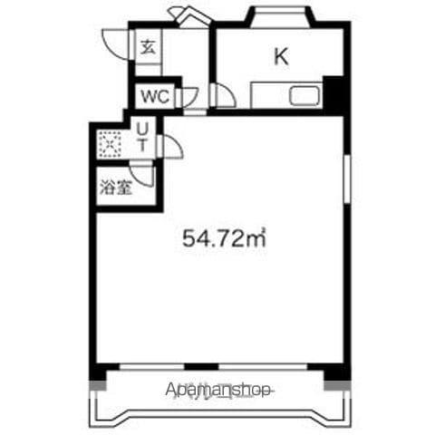 北千種キッズビル(1K/5階)の間取り写真