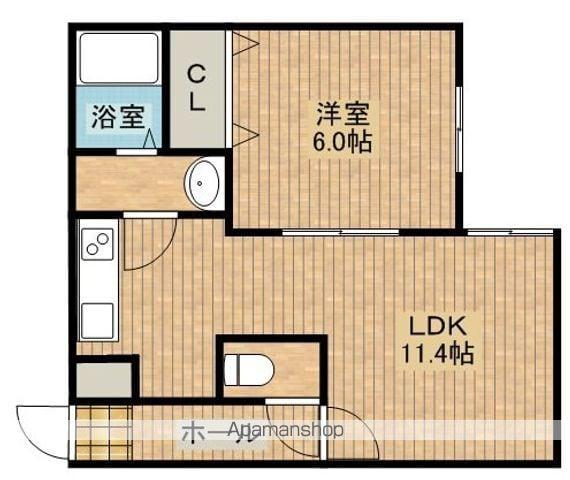 センプレピエーノ文京台(1LDK/2階)の間取り写真