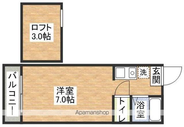 エンジェルガーデン27(ワンルーム/1階)の間取り写真