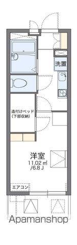 レオパレス萩崎(1K/3階)の間取り写真