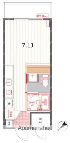 メゾンサンシャイン(ワンルーム/12階)の間取り写真