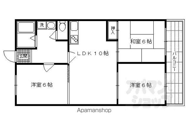 ロイヤル室町(3LDK/5階)の間取り写真