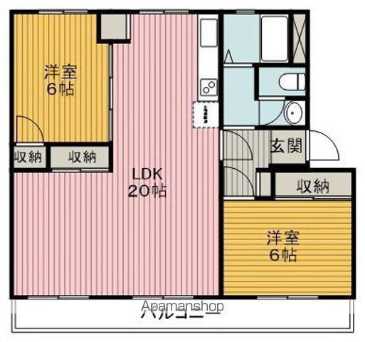 豊中ビューハイツ(3LDK/3階)の間取り写真