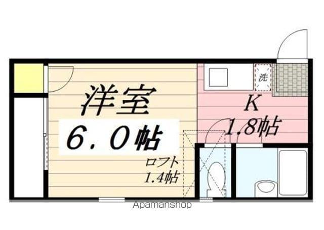 MSART21(1K/1階)の間取り写真