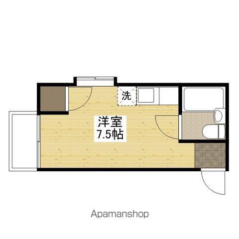 コーポ宮川(ワンルーム/3階)の間取り写真
