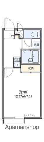 レオパレスあすなろ 2号(1K/2階)の間取り写真