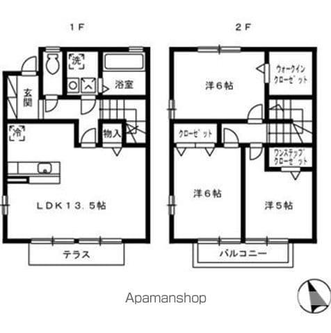 セジュールヴァン(3LDK)の間取り写真