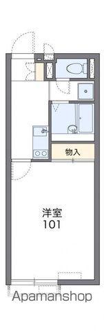 レオネクスト太田上町茶園(1K/2階)の間取り写真