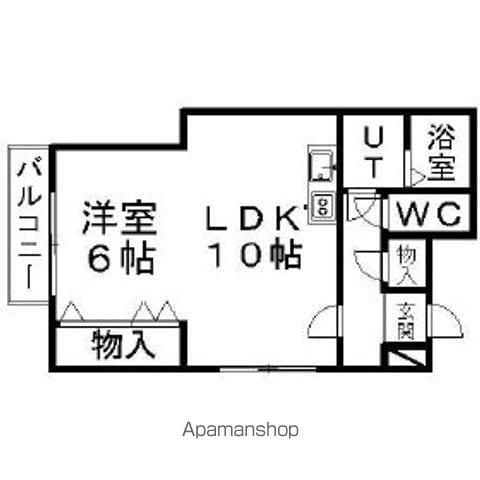 エステラ参番館(1LDK/1階)の間取り写真
