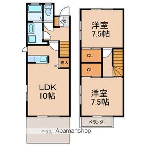 ガーデン(2LDK)の間取り写真