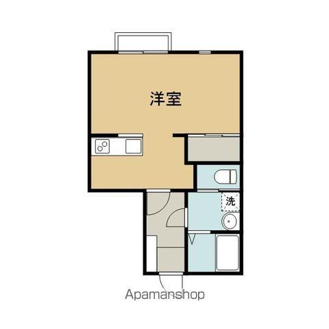 サンシャイン上田(ワンルーム/1階)の間取り写真