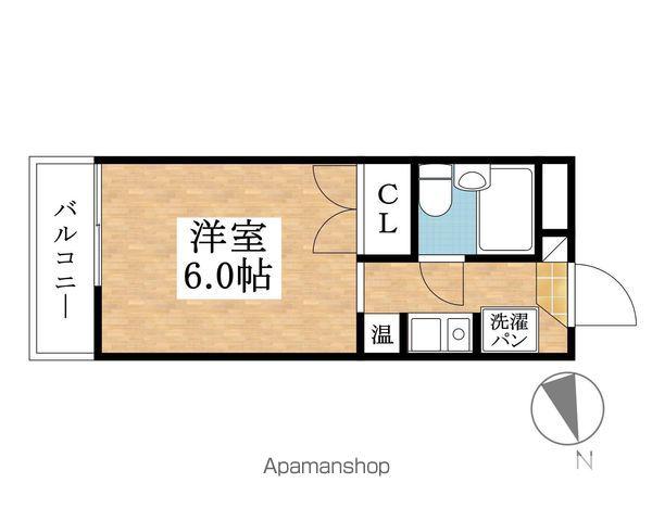 ピエ・タ・テール杉山(1K/2階)の間取り写真
