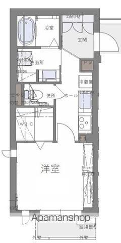 リアル銭座町(1K/3階)の間取り写真