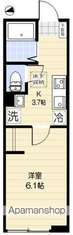 BLANC TERRACE MATSUDO(1K/1階)の間取り写真