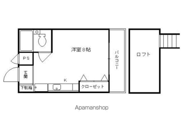 エクラ淀駅前(1K/3階)の間取り写真