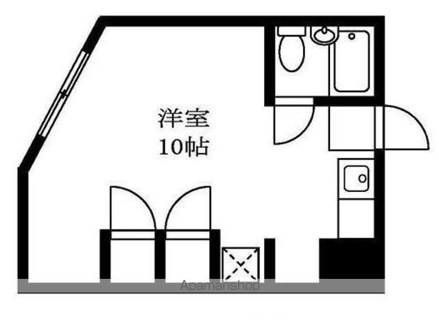 メールメゾン・シマ(ワンルーム/2階)の間取り写真