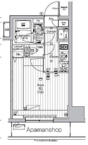 PREMIUM CUBE 代々木上原 5階階 間取り