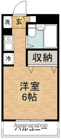 ルート若松町マンション(1K/1階)の間取り写真