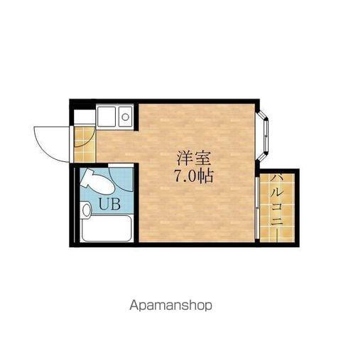 セレーナ北町(ワンルーム/2階)の間取り写真