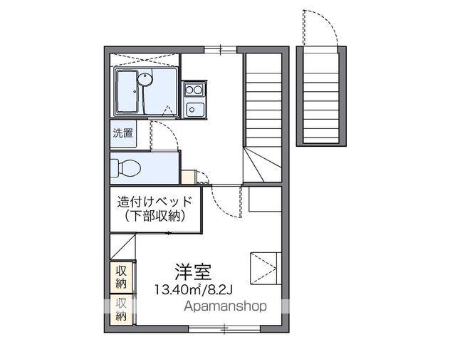 レオパレス東中田(1K/2階)の間取り写真