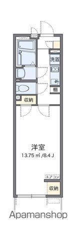 クレイノRIVER CITY(1K/2階)の間取り写真
